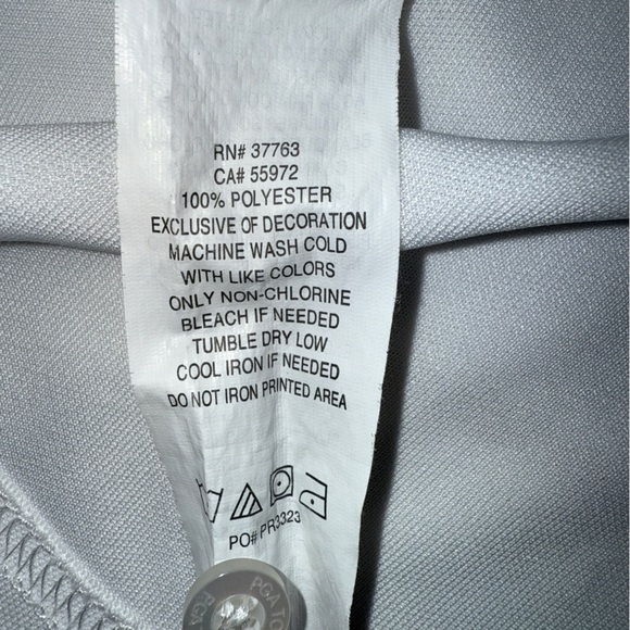 PGA TOUR White & Blue Golf Polo Shirt XL - Picture 6 of 7